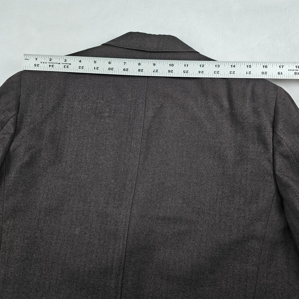 Vtg 80's Cable Car Clothiers Suit Men 40S 33x28 Herringbone Flannel Wool BESPOKE